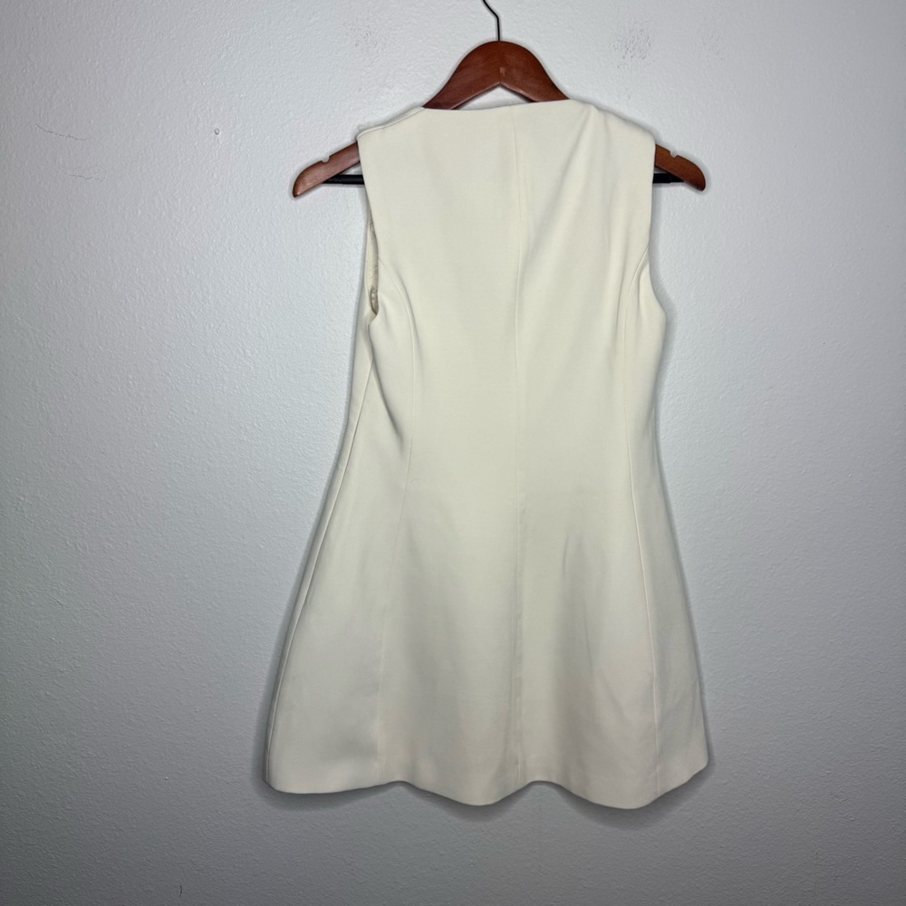 Meshki Ivory‎ Lysandre Crepe Mini Dress - Picture 3 of 7